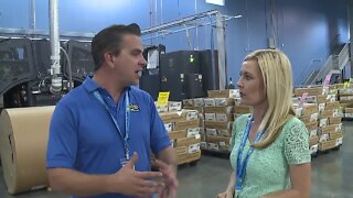 ABC15's Garrett Archer and Nicole Grigg tour the Runbeck Election Services facility