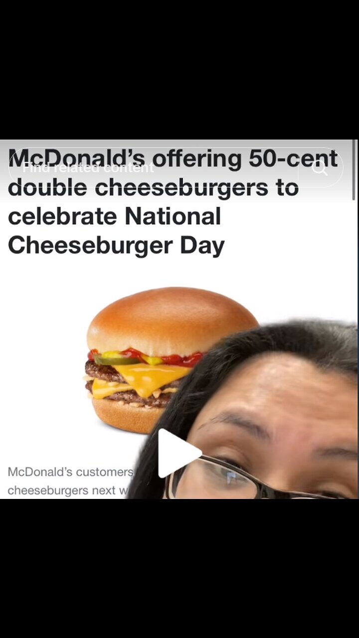 Wendy's 1 cent burger? McDonalds 50 cent burger?