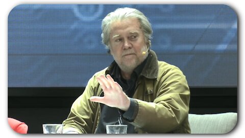 Steve Bannon at Mike Lindell's Cyber Symposium in Sioux Falls, South Dakota * Aug. 11, 2021