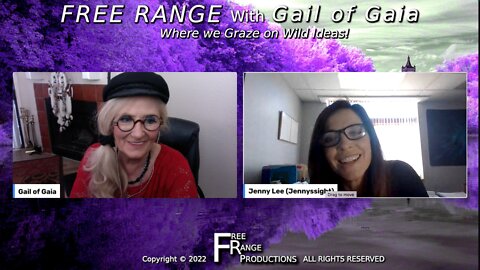 Jenny Lee, Remote Viewer, Author, Spiritual Teacher & More With Gail of Gaia on FREE Range