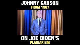 Johnny Carson on Joe Buyden