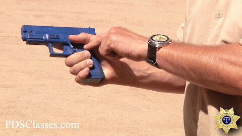 Gripping a pistol properly