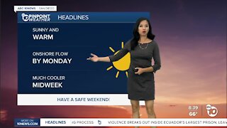 ABC 10News Pinpoint Weather for Sun. Nov. 14, 2021