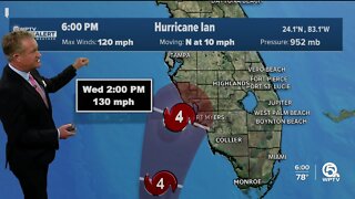 Hurricane Ian, 6 p.m. advisory for Sept. 27, 2022