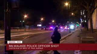Milwaukee police officer shot near 21st and St. Paul, squad car stolen and crashed
