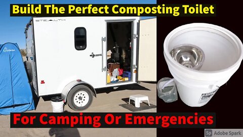 A Perfect Composting Toilet For Camping Or Emergencies