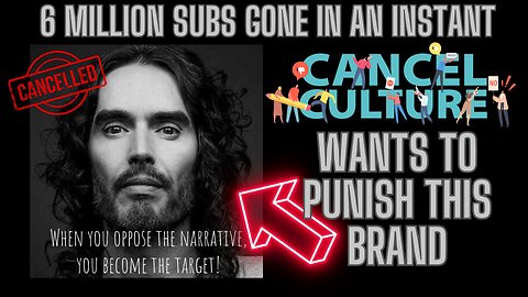 6m Sub Gone! Cancel Culture Brands Brand A Rapist! Get The Facts!