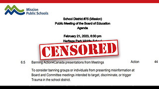 Exposing Mission School Board's Censorship