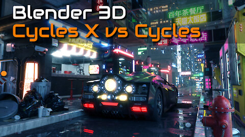 Blender 3D - Cycles X vs Cycles - Incredible Speed Up!