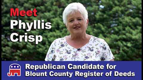 Phyllis Crisp, Candidate for County Register of Deeds (Incumbent)