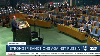 Stronger sanctions against Russia