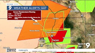 Severe storms in Tucson