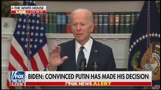 Biden: I’m Convinced Putin Will Invade Ukraine