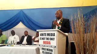 SOUTH AFRICA - Johannesburg - Support for Sekunjalo Independent Media (videos) (cpi)