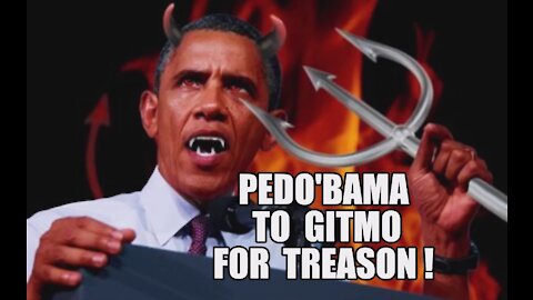 Q: Trump Card! Obama to Gitmo for Treason Pedo Satanic Ritual Abuse! These People Are Sick! The End!