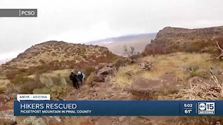 Hikers rescued in Pinal County