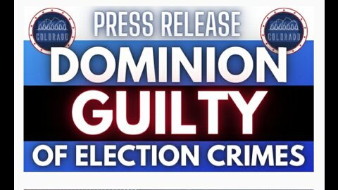 "Dominion Guilty of Election Crimes" Report #3,Mike Lindell,Tina Peters,Bannon