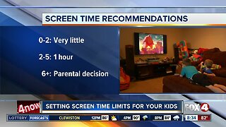 Setting screen time limits for your kids