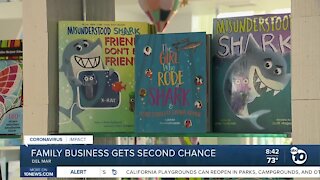 Family owned business gets second chance in Del Mar Plaza