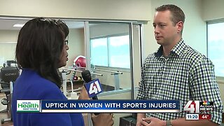 Uptick in women with sports injuries