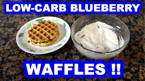 Fantastic Blueberry Waffles