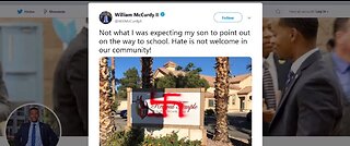 Swastika painted on Vegas church sign