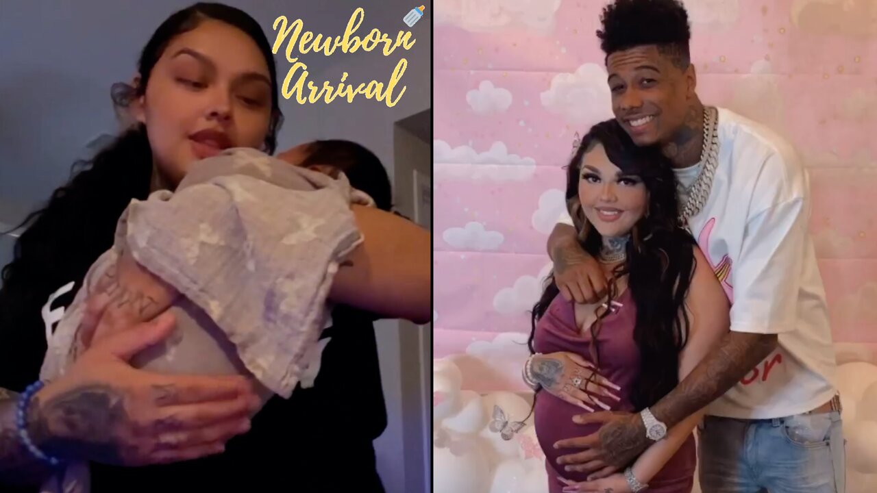 Blueface Bm Jaidyn Alexis Gives 1st Glimpse Of Their Daughter Journey 👼🏽