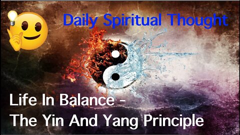 Life In Balance – The Yin And Yang Principle