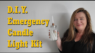 DIY Emergency Light Kit ~ Emergency Candles ~ Preparedness