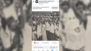 Lansing Catholic posts photo with Klan robe on social media