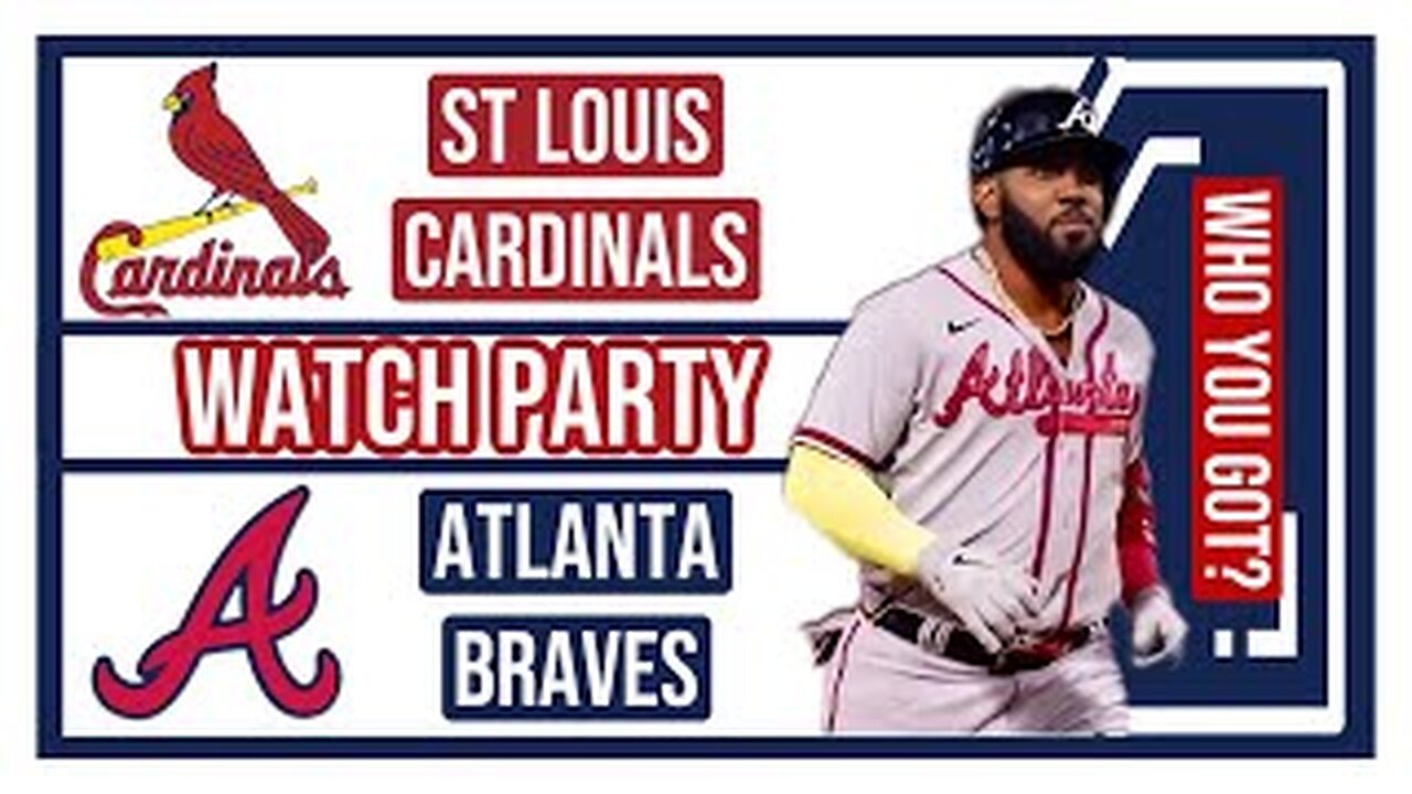 St Louis Cardinals vs Atlanta Braves GAME 1 Live Stream Watch Party Join The Excitement