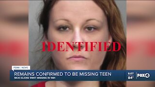 Remains confirmed to be missing teen