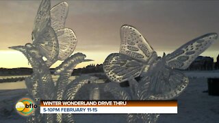 Drive through a winter wonderland at the Erie County Fairgrounds