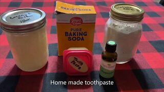 My homemade toothpaste