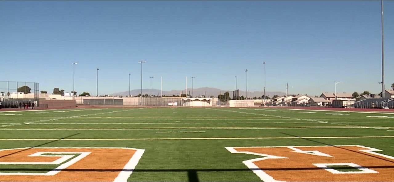 Clark County School District upgrades football fields at 33 schools