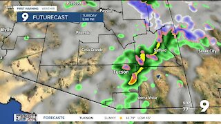 Cooler temps, winds, and shower chances