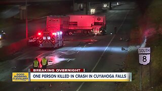 One dead in a possible wrong-way crash in Cuyahoga Falls