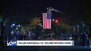 WATCH: Fallen Conneaut soldier returns home