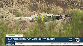 One child killed, two more injured in crash