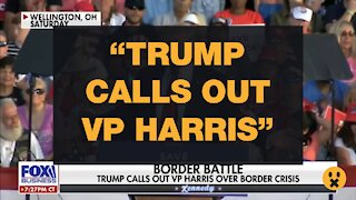 TRUMP CALLS OUT VP HARRIS!