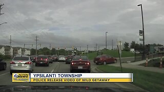 Police release video of wild get away in Ypsilanti Township