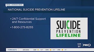 National suicide prevention lifeline