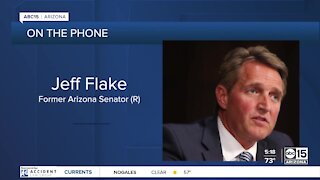 Former Senator Flake endorses Joe Biden