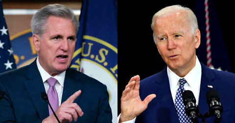 McCarthy Comes Out Swinging After Biden Reportedly Blames His Stalled Agenda on 'GOP Obstructionism'