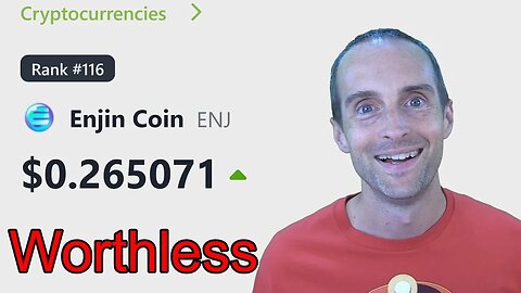Enjin Coin ENJ is a WORTHLESS Crypto Token! Honest Altcoin Review and Price Prediction!