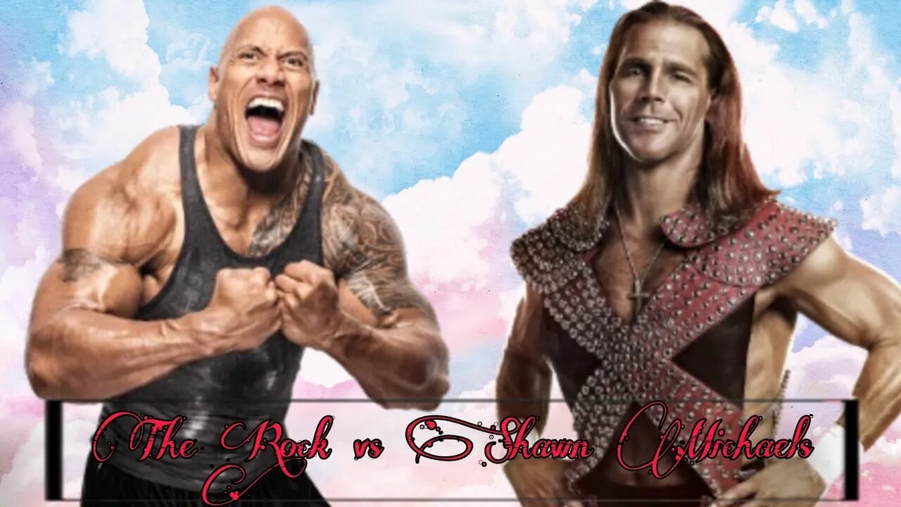 WWE DREAM MATCHES - Shawn Michaels Vs The Rock - WWE 2K22