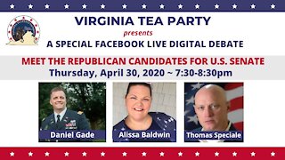 VATP 2020 US Senate Candidate Digital Debate