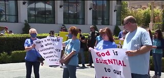 Religious protest on the Vegas Strip