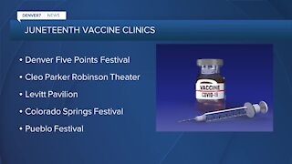 Colorado supporting COVID-19 vaccine clinics at Juneteenth events