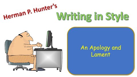 An Apology and Lament